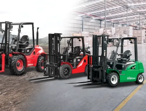 Material handling on rent