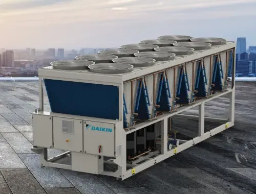 101–150 TR | Air-Cooled Chillers on rent