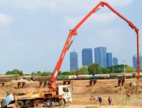 25–30 m | Truck Mounted Boom Pumps on rent
