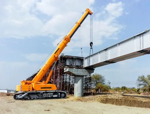 Up to 40 Ton | Telescopic Crawler Cranes on rent
